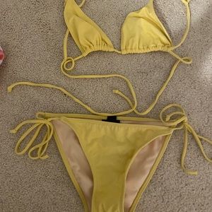 Princess polly yellow bikini